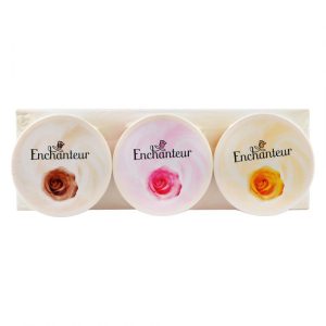 Buy 2 Get 1 Free Enchanteur Nourishing Soft Moisturizing Cream Romantic + Charming + Cocoa Sensuelle 100ml*3
