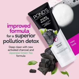Pond's Pure Bright Pollution D-TOXX Facial Foam 100g