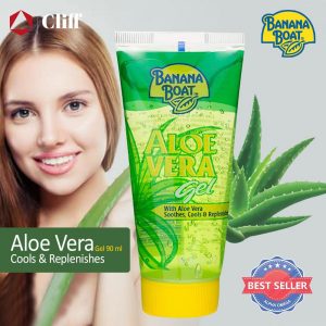 Banana Boat Aloe Vera Gel with Aloe Vera Soothes, Cools & Replenishes 90ml