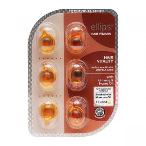 Ellips Hair Vitamin Hair Vitality with Ginseng & Honey Oil (6 Capsules)