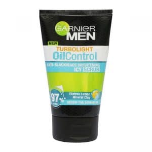 Garnier Men Turbolight Oil Control Anti-Blackheads Brightening Icy Scrub 100ml