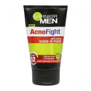 Garnier Men Acno Fight Anti-Acne Scrub In Foam 100ml