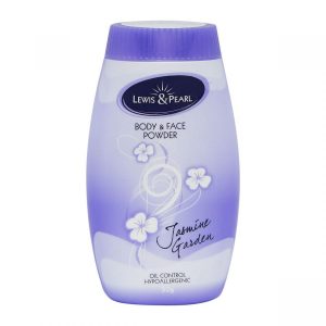Lewis & Pearl Jasmine Garden Oil Control Hypoallergenic Body & Face Powder 50g