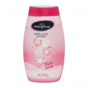 Lewis & Pearl White Blush Oil Control Hypoallergenic Body & Face Powder 50g