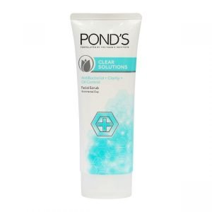 Pond's Clear Solutions Anti-Bacterial + Clarity + Oil Control Facial Scrub 100g