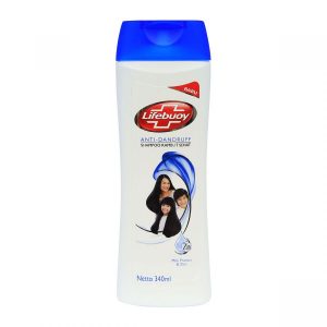 Lifebuoy Milk Protein & Zinc Anti-Dandruff Shampoo 340ml
