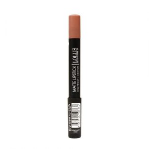 Lollis Beauty Make Up Matte Lipstick Kiss Proof/ Crayon, 3g LP-201-04