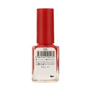 Lollis Beauty Make Up Nail Lanquer 12ml, 123 Red