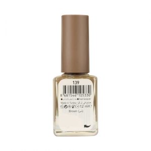 Lollis Beauty Make Up Nail Lanquer 12ml, 139 Brown