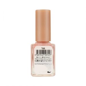Lollis Beauty Make Up Nail Lanquer 12ml, 166 Light Pink