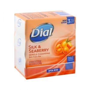 Dial Silk & Seaberry Gentle Cleansing Skin Care Bar Set Of 3*113g