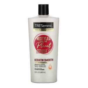 Tresemme Restyled For The Planet Keratin Smooth With Marula Oil Pro Collection Conditioner 650ml