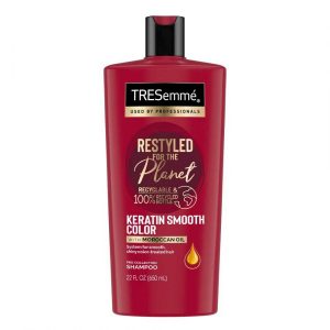 Tresemme Restyled For The Planet Keratin Smooth Color With Moroccan Oil Pro Collection Shampoo 650ml