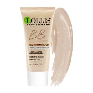 Lollis Beauty Make up BB Cream Light Daily 10-in-1 Moisturizer Miracle Skin Perfector, LP-154-01