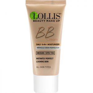 Lollis Beauty Make up BB Cream Medium Daily 10-in-1 Moisturizer Miracle Skin Perfector, LP-154-02