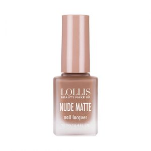 Lollis Beauty Make up Nude Matte Nail Lacquer 12ml, LP-654-01