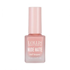 Lollis Beauty Make up Nude Matte Nail Lacquer 12ml, LP-654-02