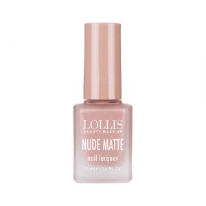 Lollis Beauty Make up Nude Matte Nail Lacquer 12ml, LP-654-06