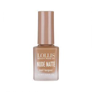 Lollis Beauty Make up Nude Matte Nail Lacquer 12ml, LP-654-07
