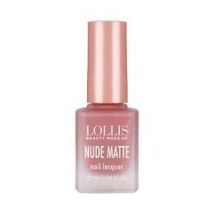 Lollis Beauty Make up Nude Matte Nail Lacquer 12ml, LP-654-08