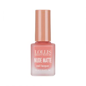 Lollis Beauty Make up Nude Matte Nail Lacquer 12ml, LP-654-09