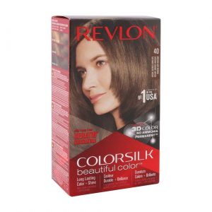 Revlon Color Silk Beautiful 3D Color Keratin #40 Medium Ash Brown