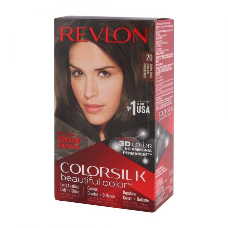 Revlon Color Silk Beautiful 3D Color Keratin #20 Brown Black