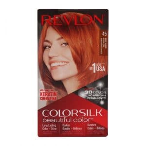 Revlon Color Silk Beautiful 3D Color Keratin #45 Bright Auburn