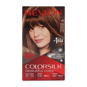 Revlon Color Silk Beautiful 3D Color Keratin #43 Medium Golden Brown