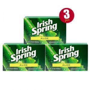 Irish Spring Aloe Deodorant Soap 3x104.8g (Set of 3)