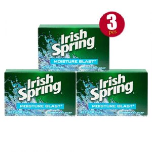 Irish Spring Moisture Blast Deodorant Soap 3x104.8g (Set of 3)