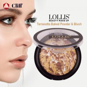 Lollis Beauty Make up Terracotta Baked Powder & Blush, LP-352-01