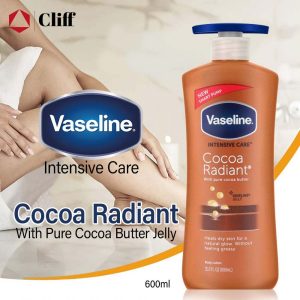 Vaseline Intensive Care Cocoa Radiant With Pure Cocoa Butter Jelly 600ml