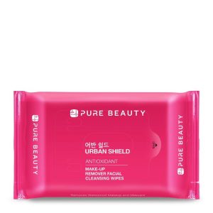 Pure Beauty Urban Shield Antioxidant Facial Makeup Removing Wipes 20pcs