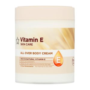 Superdrug Vitamin E Hydrating All Over Body Cream Moisturiser 475ml