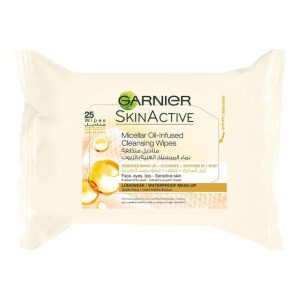 Garnier SkinActive Argan Oil-Infused Micellar Makeup Removing Wipes 25pcs