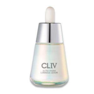 CLIV Ultra Hydra Luminous Serum Intensely hydrates the skin
 Anti- aging
 Anti- wrinkle
 Gives a natural glow
 Place of origin
 South Korea
 
 Directions
 Massage into clean, dry skin in circular motions. Allow skin to completely absorb serum. Use twice a day.
 
 Safety warning
 For external use only. Avoid contact with eyes. If product gets into eyes, rinse well with water. Conduct a skin test first. Stop using and consult a doctor if skin becomes red, swollen and itchy during use. Keep out of reach of children.
 
 Ingredients
 Water, Glycerin, Sodium Hyaluronate, 1,2-Hexanediol, Tromethamine, Caprylyl Glycol, Carbomer, Butylene Glycol, PEG-60 Hydrogenated Castor Oil, Polymethylsilsesquioxane, Allantoin, Illicium Verum (Anise) Fruit Extract, Fragrance, Trideceth-10, Adenosine, Portulaca Oleracea Extract, Pearl Powder, Phenoxyethanol, Aloe Barbadensis Leaf Extract, Gold, Pearl Extract, Diamond powder