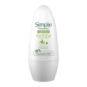 Simple Soothing Anti-Perspirant Roll-On Fragrance Free 50ml