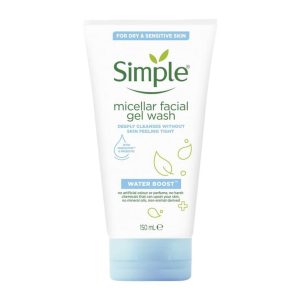 Simple Water Boost Micellar Gel Hydrating Face Wash 150ml