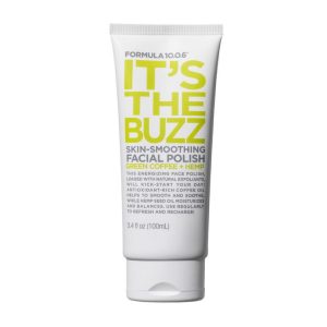 Formula 10.0.6 It’s The Buzz Skin-Smoothing Facial Polish Exfoliating Scrub Green Coffee + Hemp 100m
