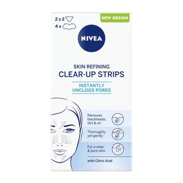 Nivea Skin Refining Clear-Up Nose Strips Citric Acid 6pcs - Afro ...