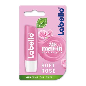 Labello Lip Balm Caring Soft Rose 4.8g