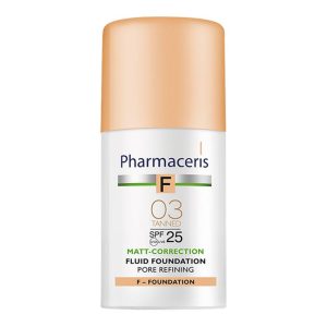 Pharmaceris Mattifying Pore Refining Matte Finish Foundation 03 Tanned 30ml