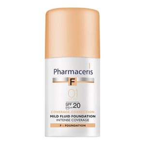 Pharmaceris Intense Coverage Mild Fluid Matte Finish Foundation 01 Ivory 30ml