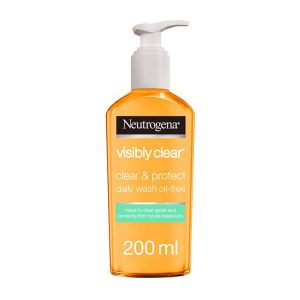 Neutrogena Visibly Clear Clear & Protect Daily Face Wash Oil-Free 200ml
