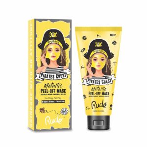 Rude Pirates Chest No Prey, No Pay Brightening Metallic Peel-Off Mask 60ml