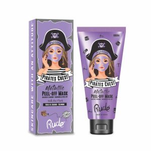 Rude Pirates Chest Walk The Plank Glowing Metallic Peel-Off Mask 60ml