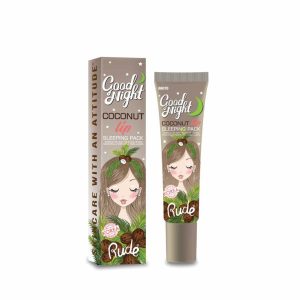 Rude Good Night Moisturising Lip Sleeping Pack Lip Mask Coconut 15ml