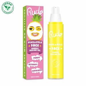 Rude Face Bubble Peeling Gel Facial Cleansing Scrub Pineapple 50ml