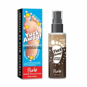 Rude Yuck Away! Rejuvenating Foot Essence Spray & Mask 80ml